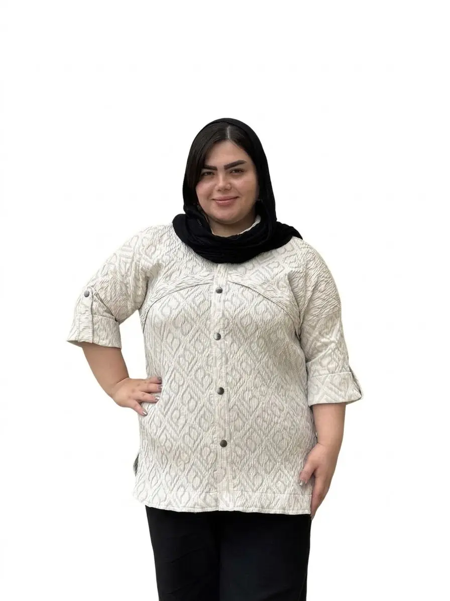 شومیز سایز بزرگ زنانه طرح B